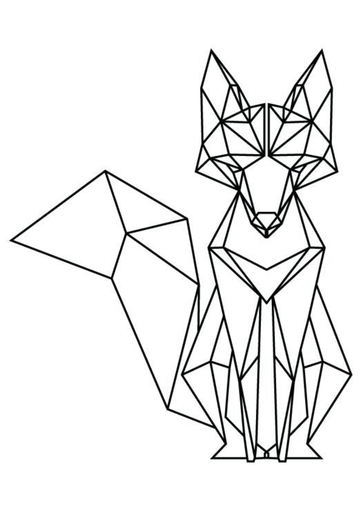 Geometric Animal Drawing at GetDrawings | Free download