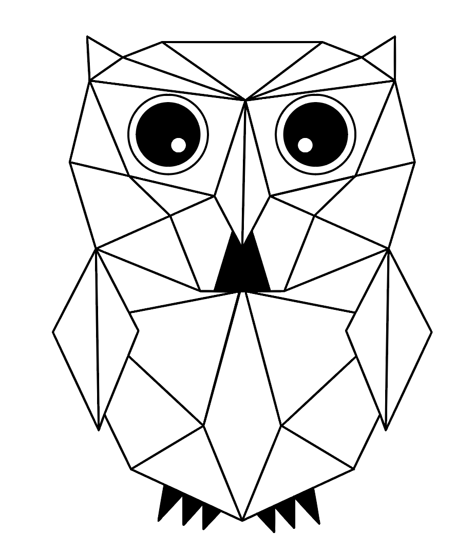 Geometric Animal Drawing at GetDrawings | Free download