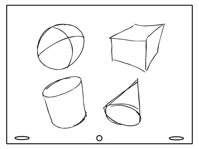 Geometric Shapes Drawing at GetDrawings | Free download