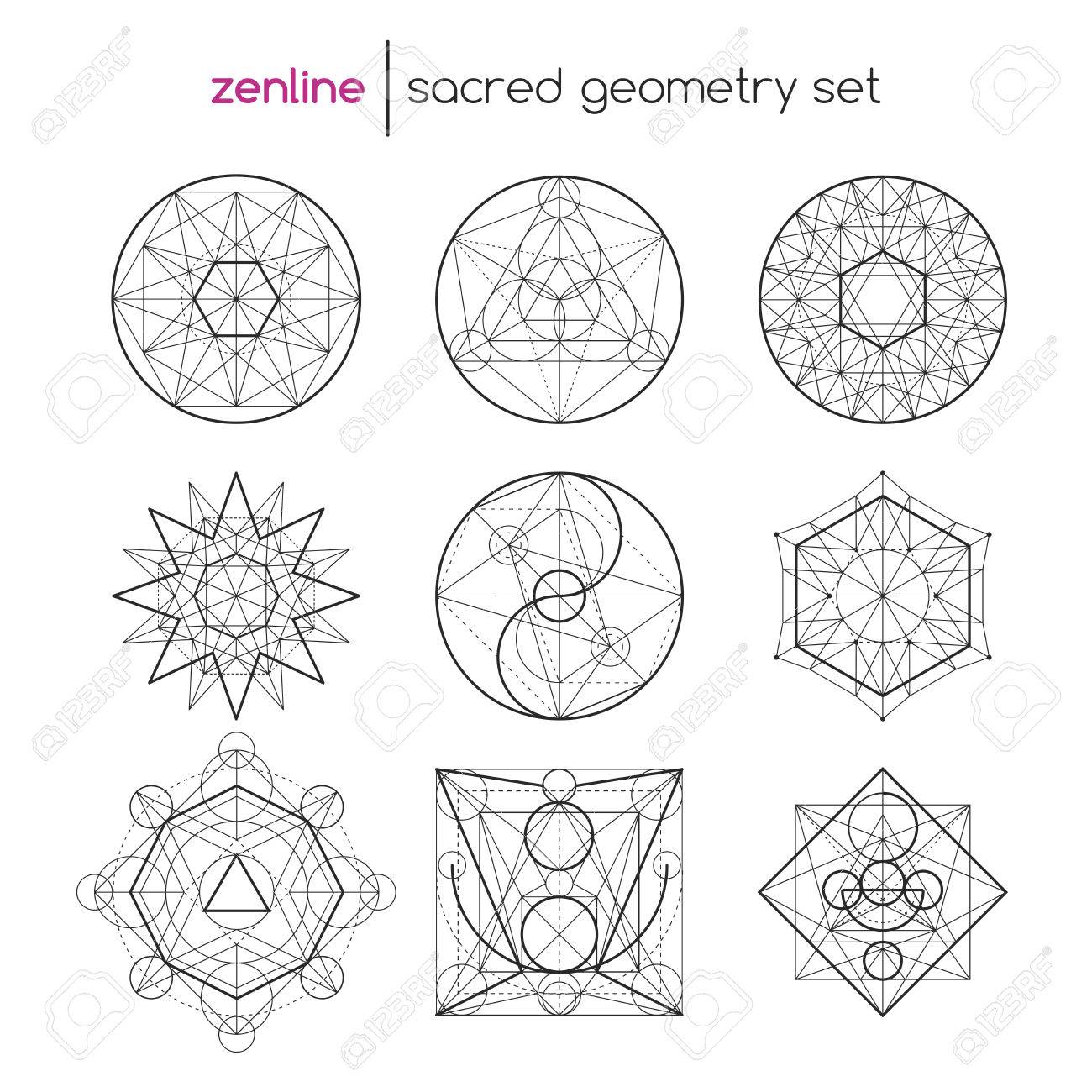 geometrical figures drawing easy