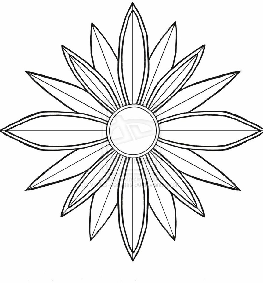 Gerbera Daisy Drawing at GetDrawings | Free download