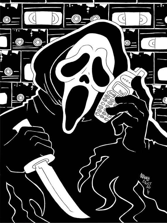 Ghostface Drawing at GetDrawings Free download