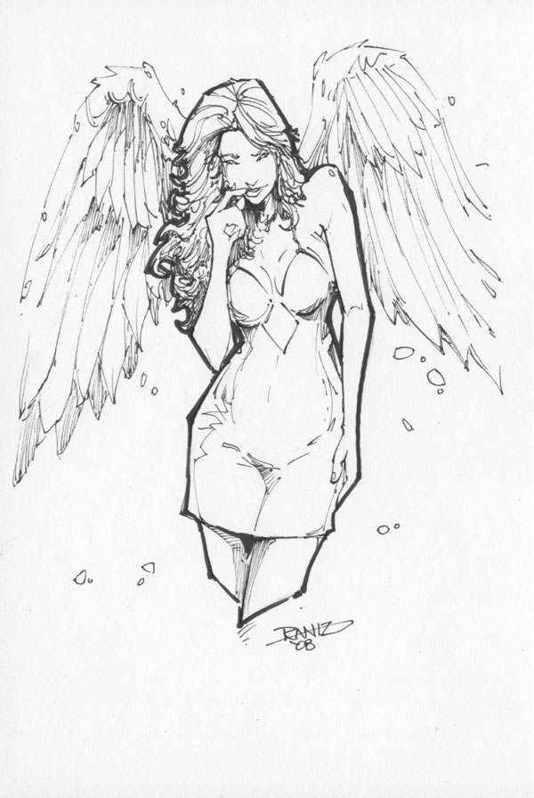 Angel drawing sexy Angel Drawing: