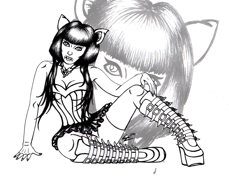 Girl Vampire Drawing At Getdrawings Free Download