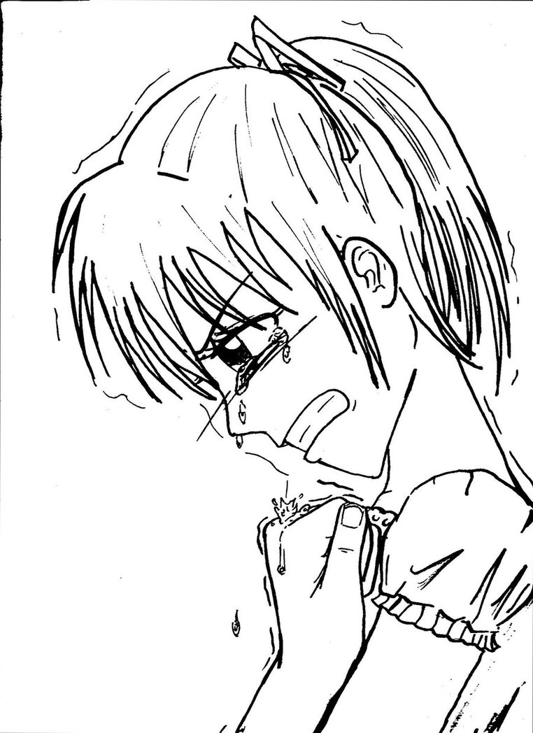 Girls Crying Drawing At Getdrawings Free Download