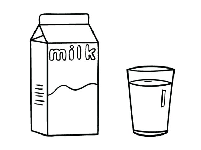 Glass Of Milk Drawing at GetDrawings | Free download