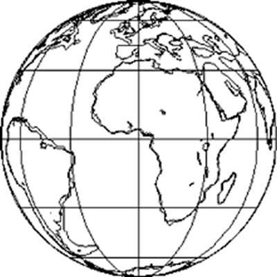 Globe Line Drawing at GetDrawings | Free download