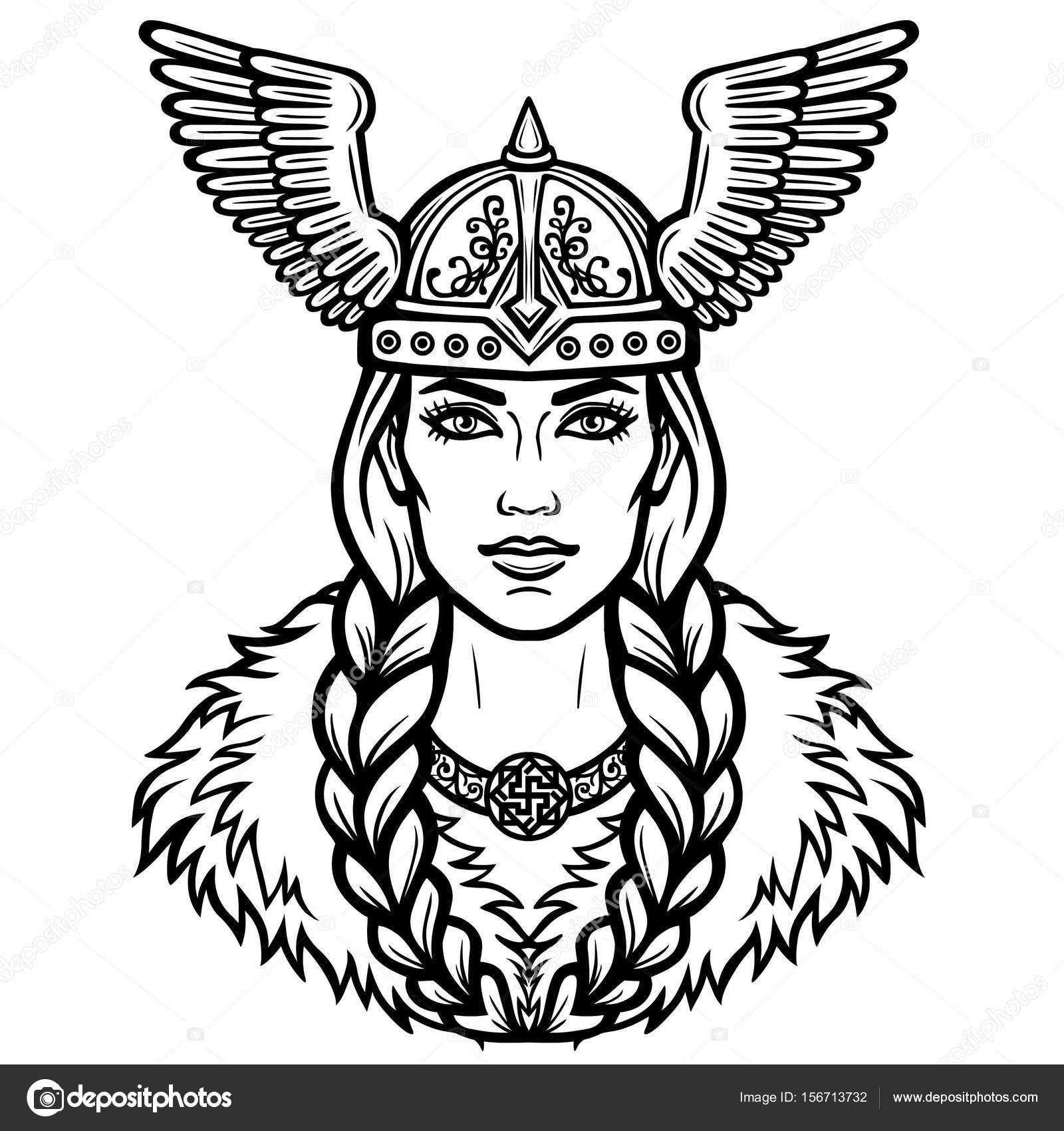 The best free Valkyrie drawing images. Download from 29 free drawings