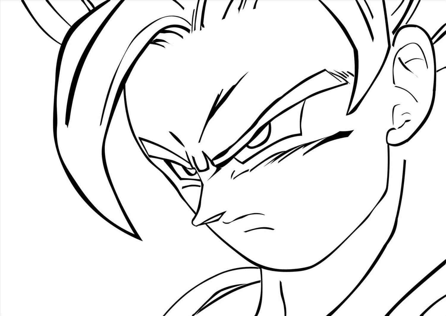 Goku Face Drawing at GetDrawings Free download