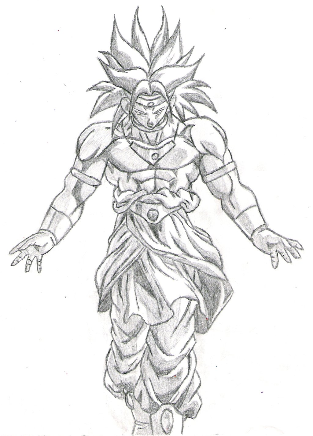 Unique Goku Ssgss Drawing Sketch with simple drawing