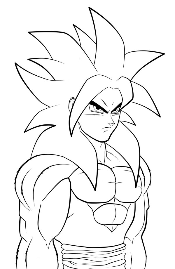 Goku Ssj Drawing At Getdrawings Free Download