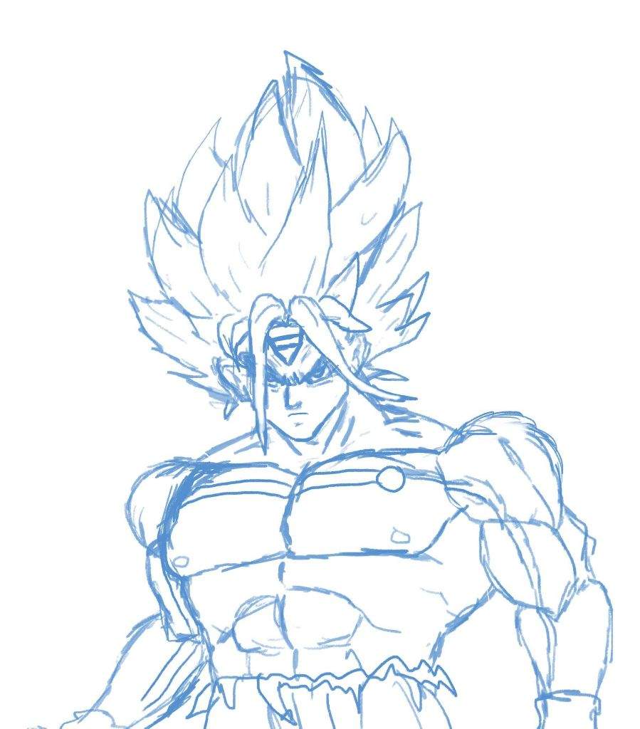 Goku Super Saiyan God Drawing at GetDrawings | Free download