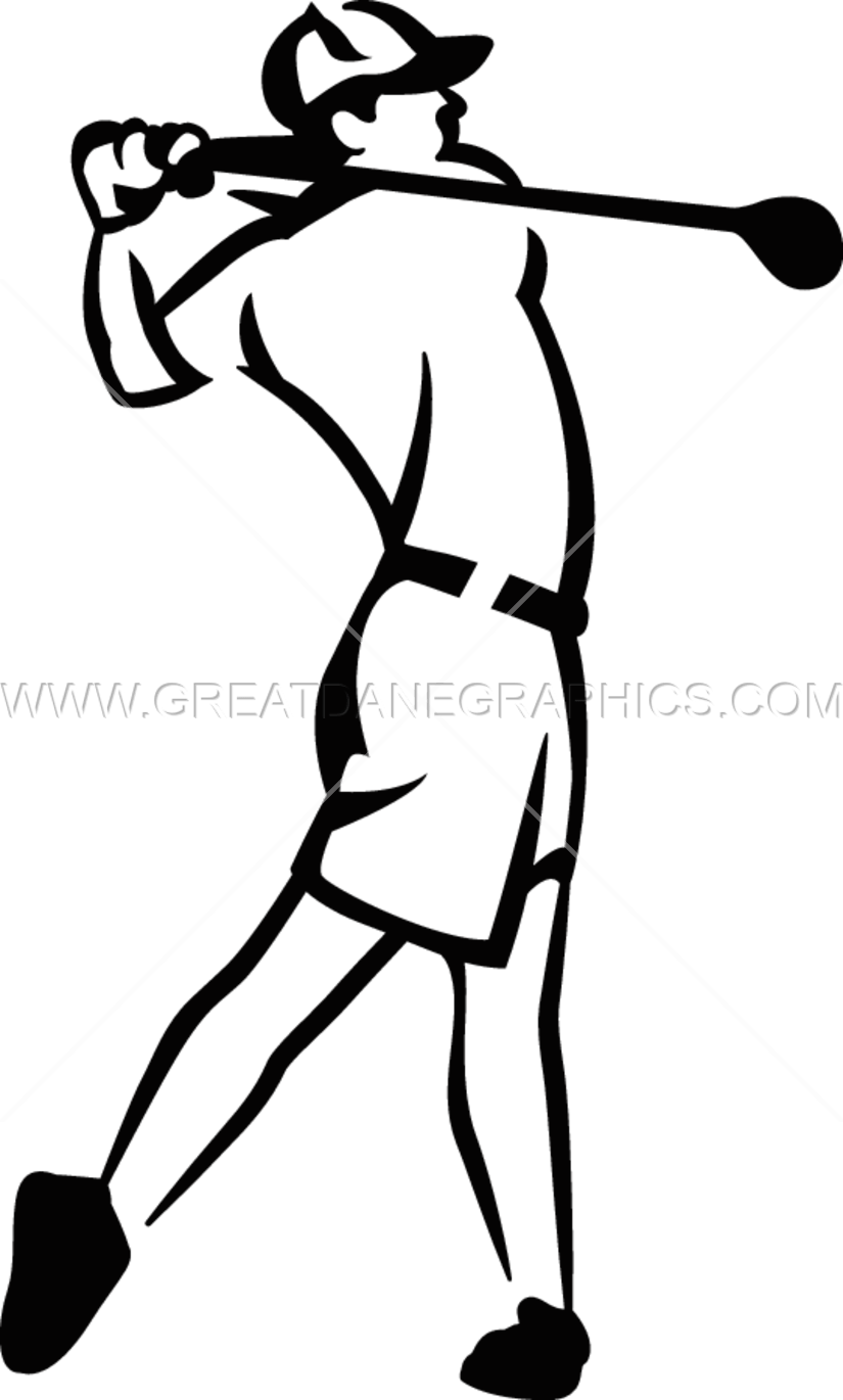 Golf Player Drawing at GetDrawings | Free download