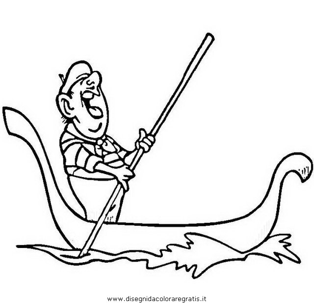 166 Animal Gondola Coloring Page for Adult