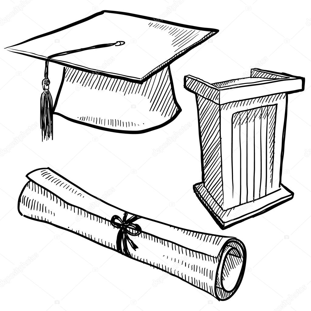 Graduation Diploma Drawing at GetDrawings Free download