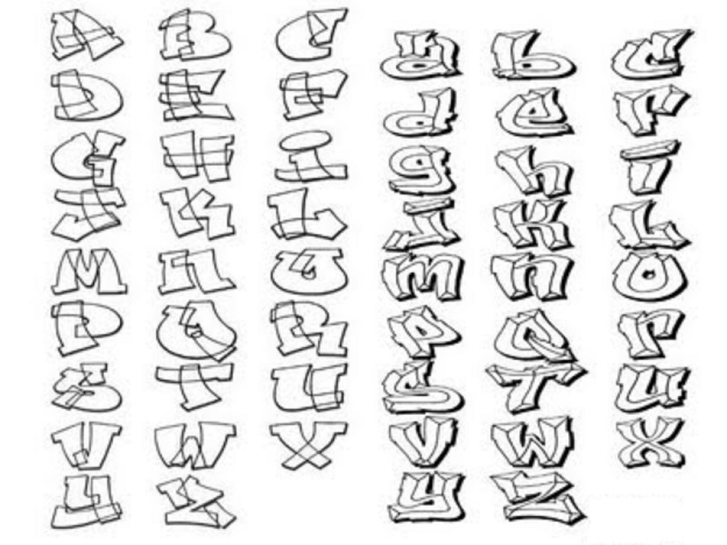 graffiti-letters-az-drawing-at-getdrawings-free-download