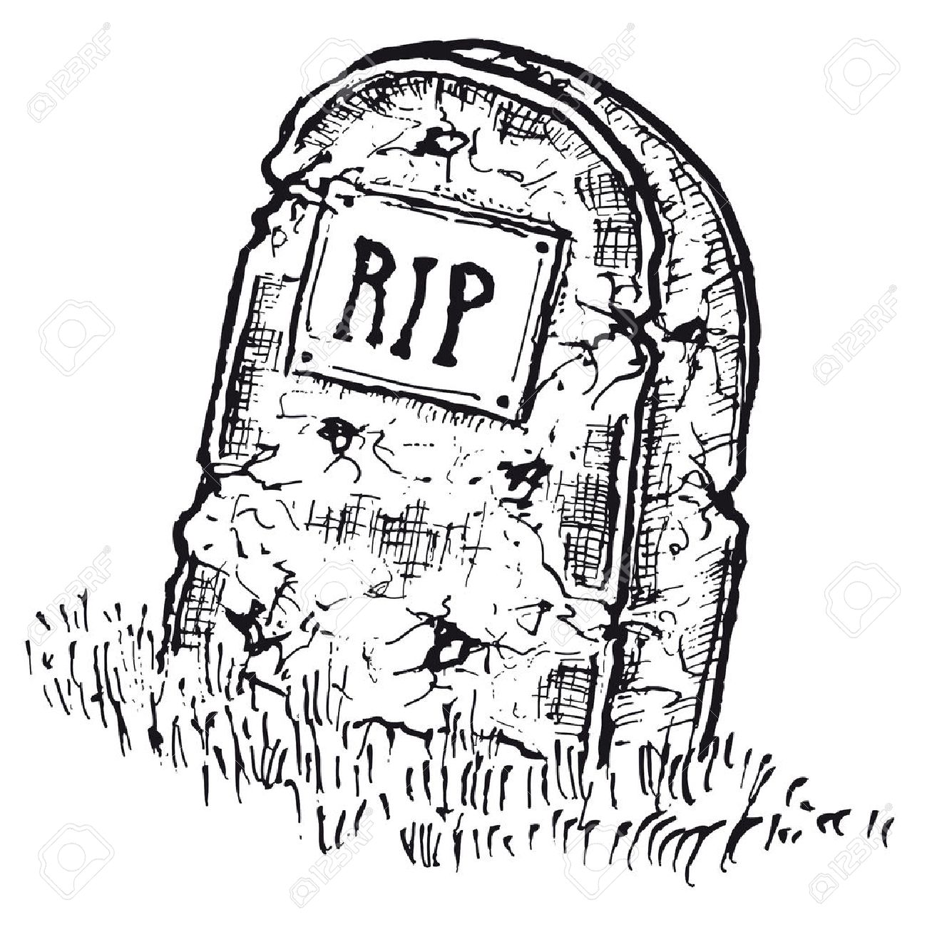 Gravestone Drawing at GetDrawings Free download