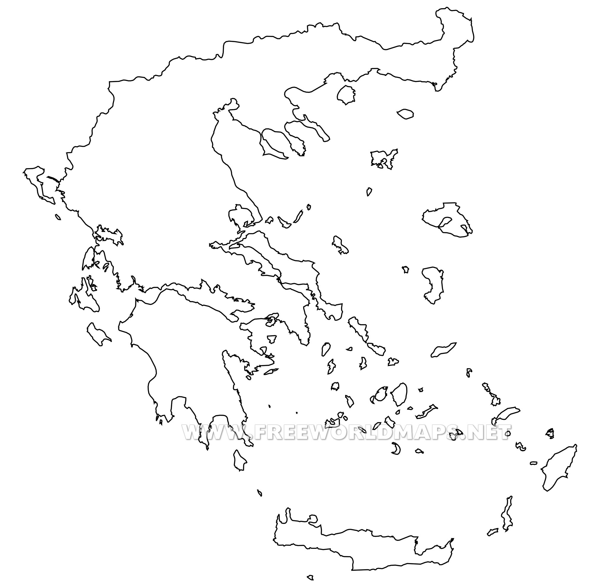 Карта древней Греции раскраска
