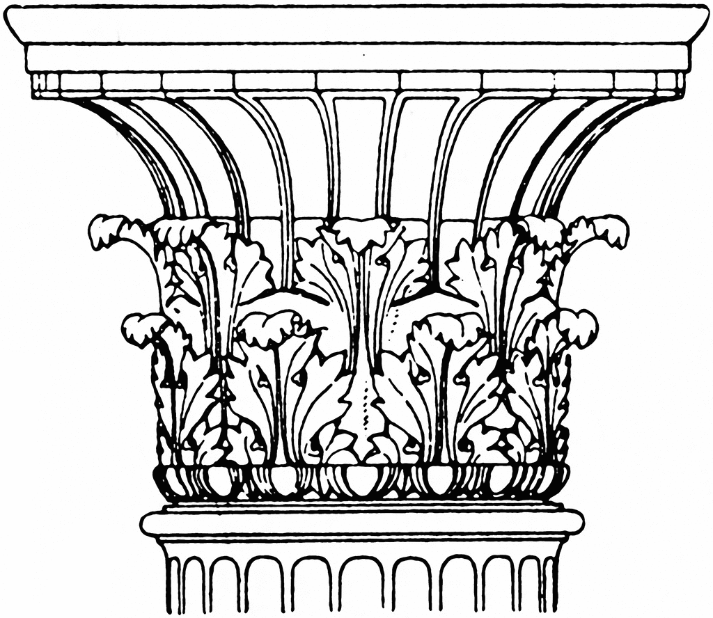 Greek Column Drawing at GetDrawings | Free download