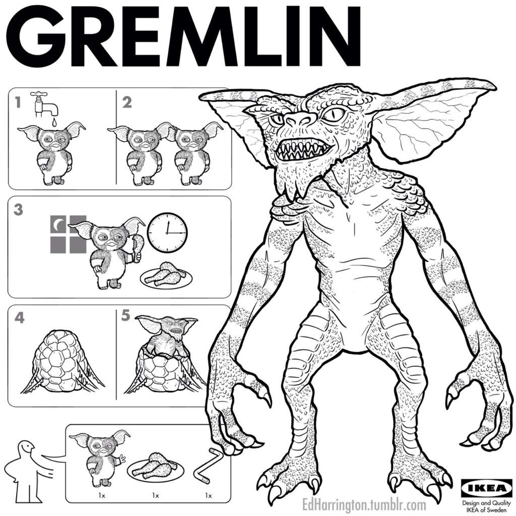 Gremlin Drawing at GetDrawings | Free download