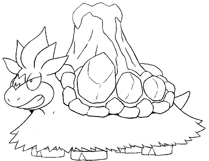 Coloriage Pokemon Mega Groudon