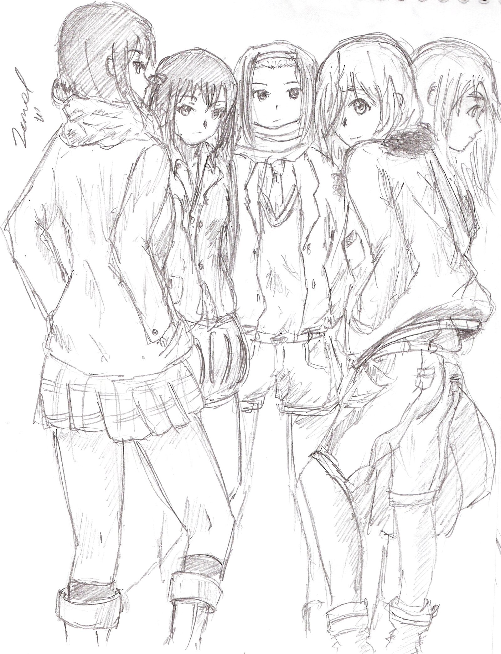 Anime Drawing Base Group Of 3 - Atar Wallpaper
