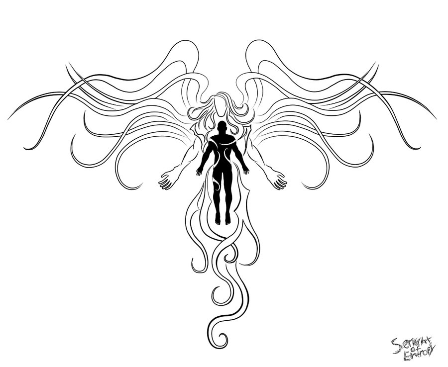 Guardian Angel Drawing at GetDrawings | Free download