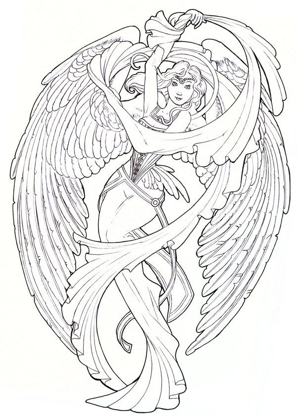 Guardian Angel Drawing At Getdrawings Free Download 4104