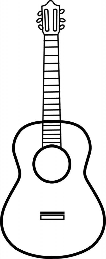 Guitar Drawing Easy at GetDrawings | Free download