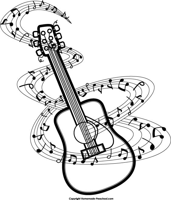 Guitar Outline Drawing at GetDrawings | Free download