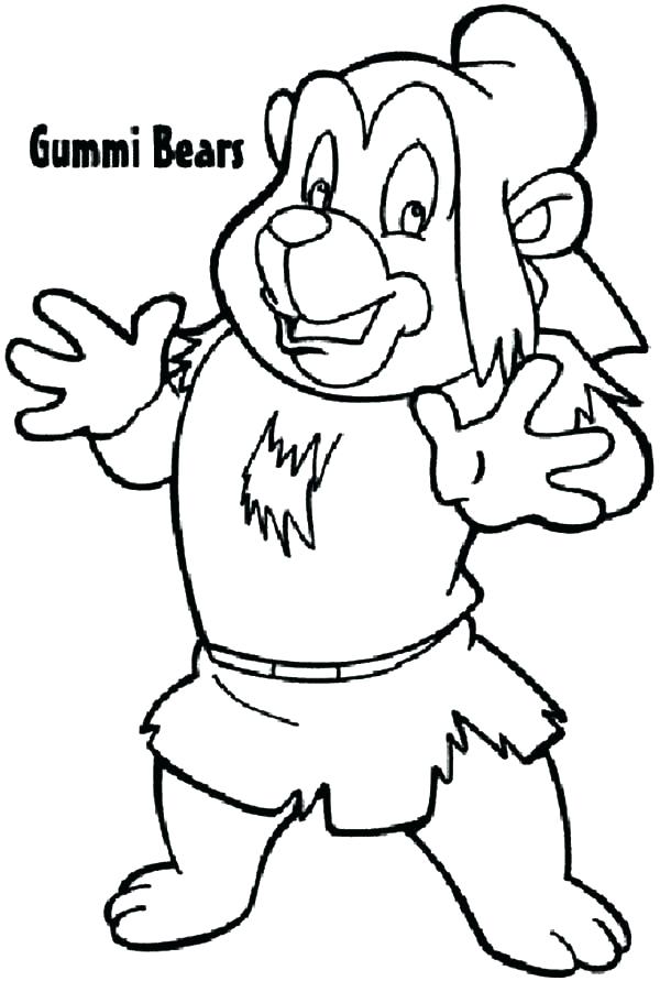 Coloring Gummy Bear Song Coloring Pages