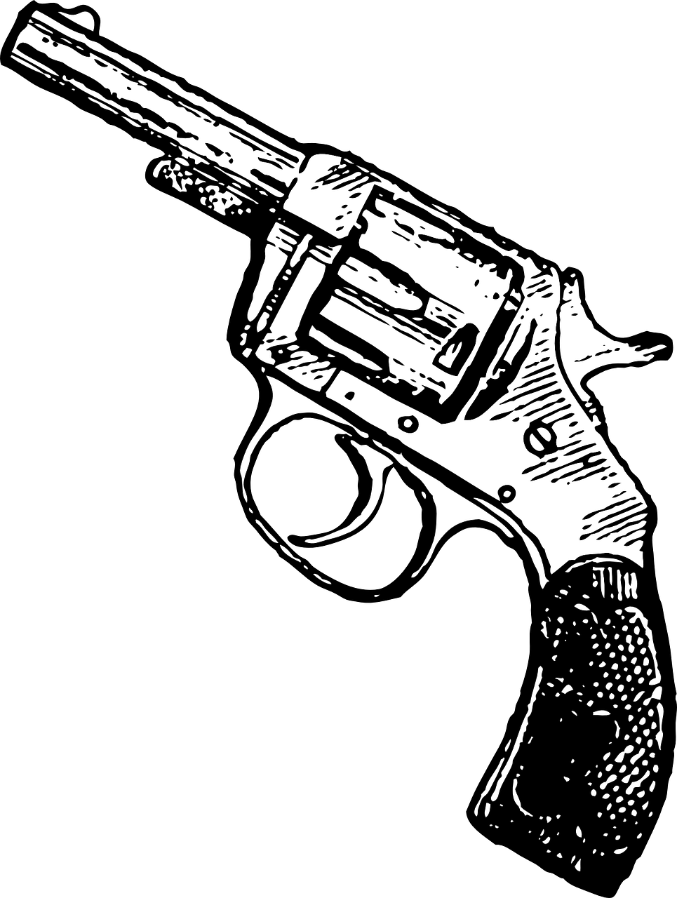 Revolver Coloring Pages