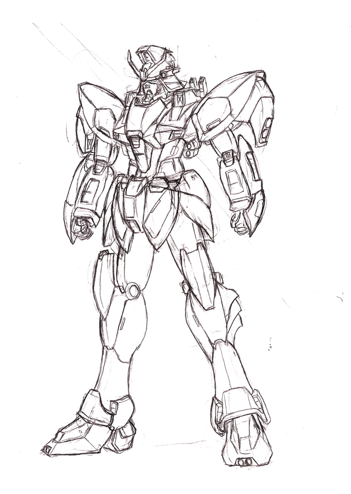 Gundam Drawing at GetDrawings | Free download