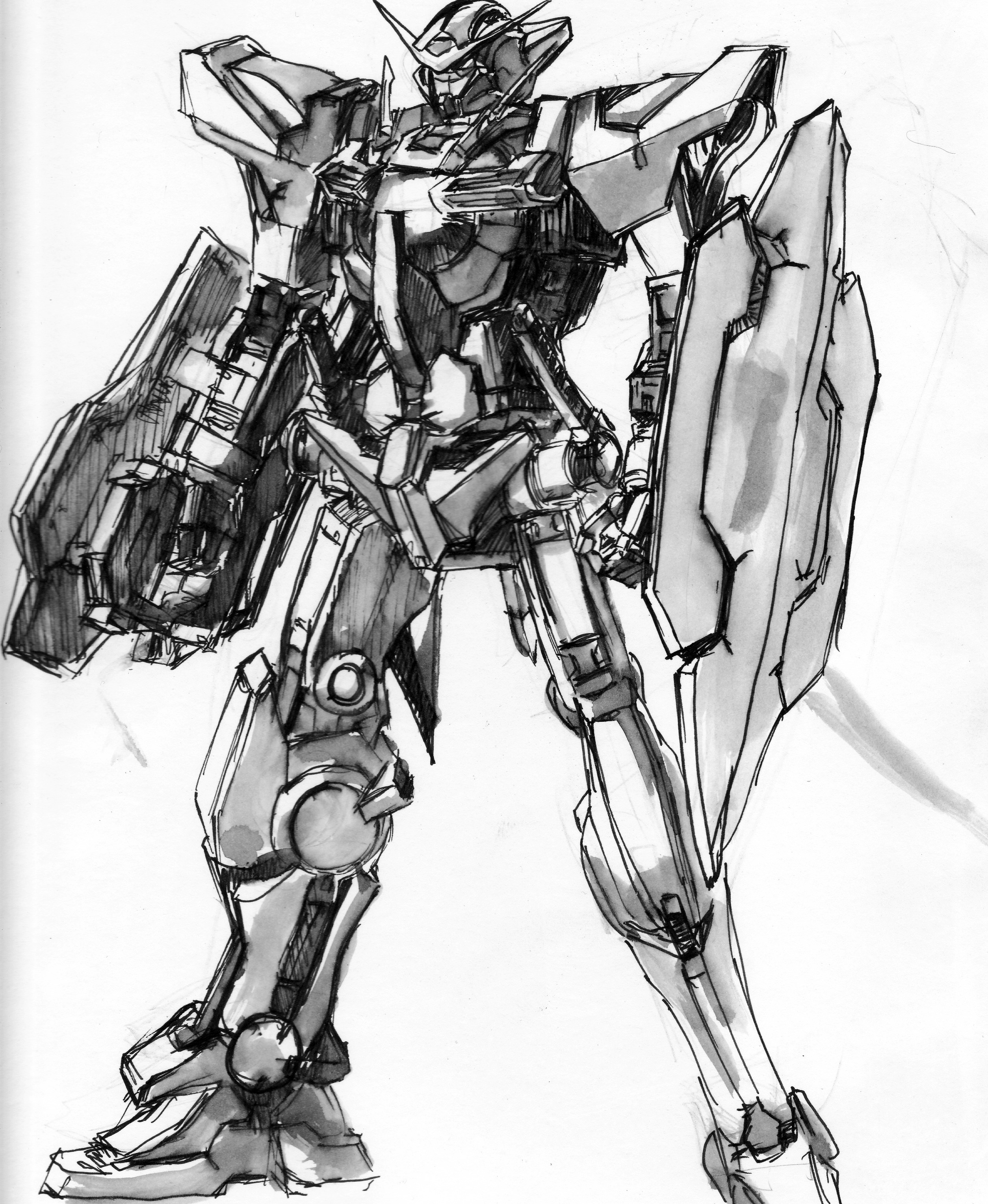 Gundam Drawing at GetDrawings Free download