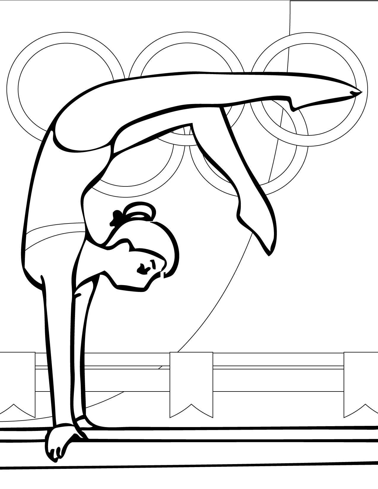 Gymnastics Drawing Easy at GetDrawings Free download