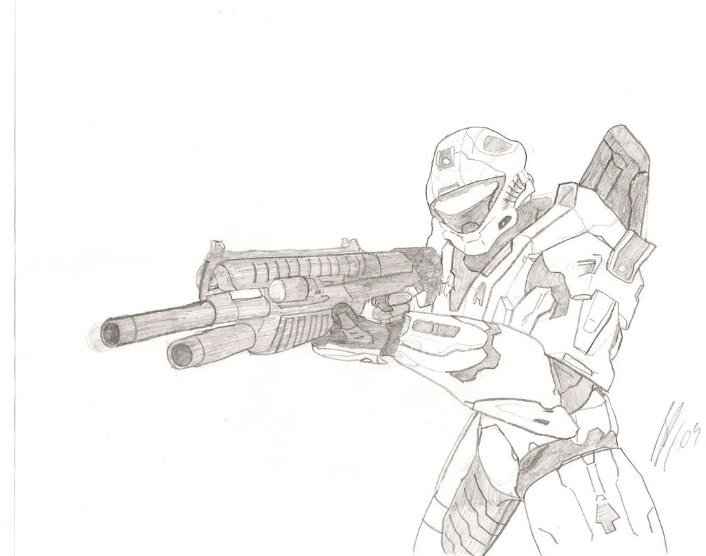 Halo 3 Drawing at GetDrawings | Free download