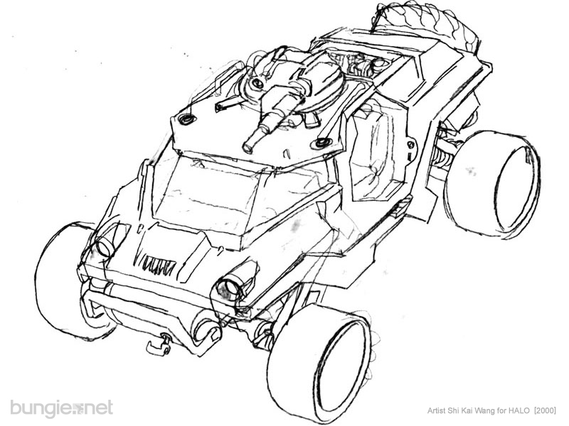 Halo Drawing Concept Warthog Compilation Getdrawings General Vessels Sketch...