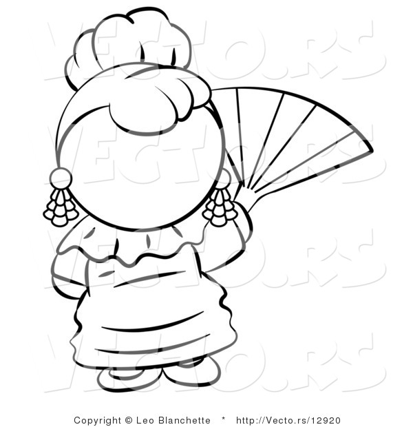 Hand Fan Drawing at GetDrawings | Free download