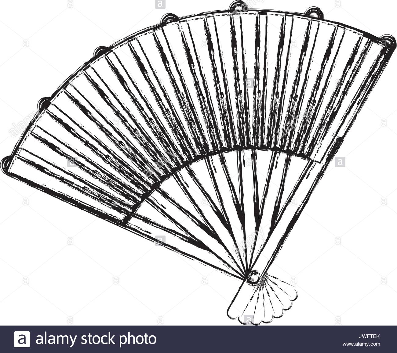 Hand Fan Drawing at GetDrawings | Free download