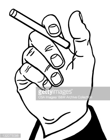 Hand Holding Cigarette Drawing at GetDrawings | Free download