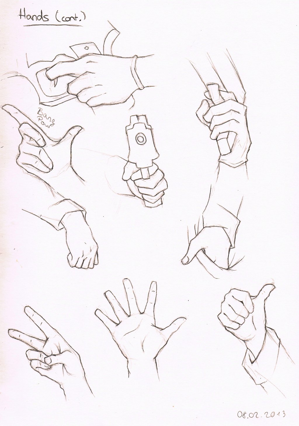 Модель руки для рисования
