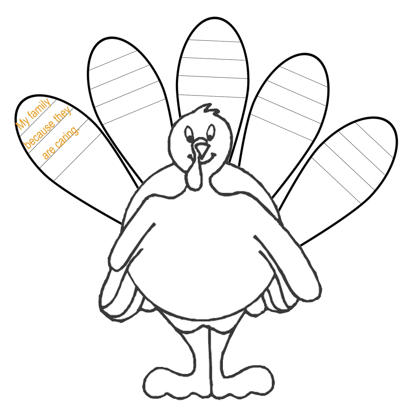Hand Turkey Drawing at GetDrawings Free download