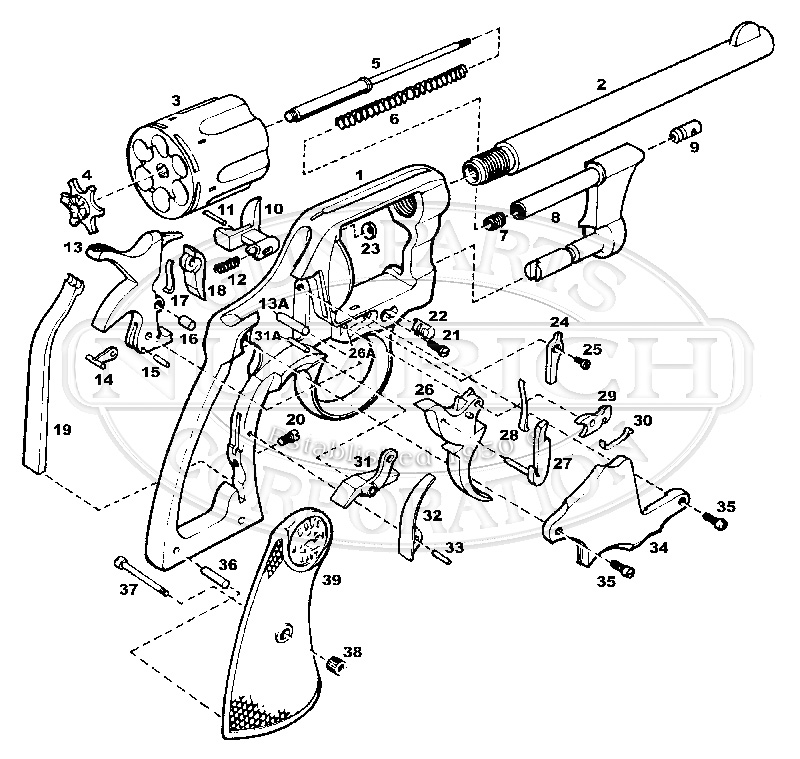 Handgun Drawing at GetDrawings | Free download