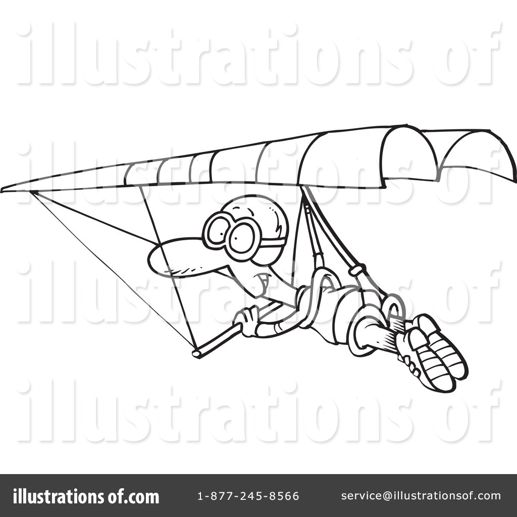 Hang Glider Drawing at GetDrawings | Free download