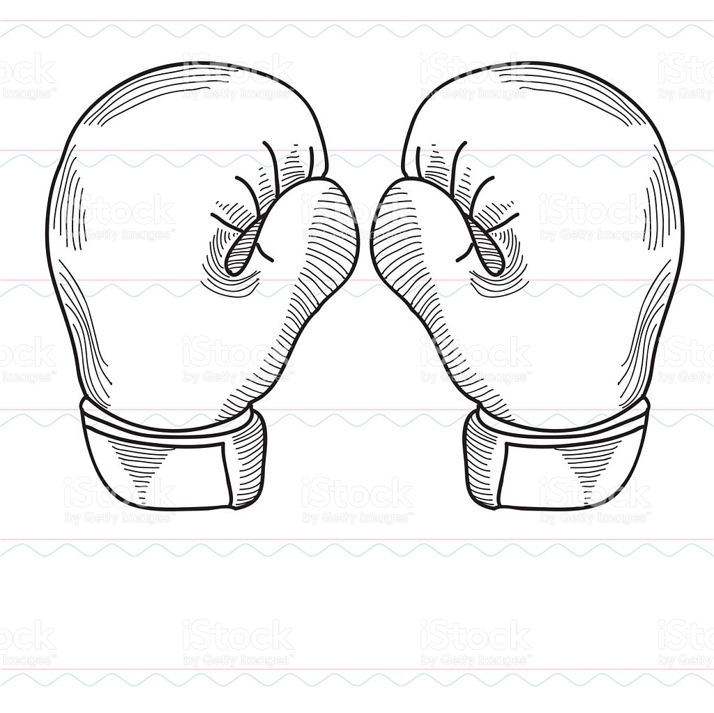 Hanging Boxing Gloves Drawing At Getdrawings Free Download 7600