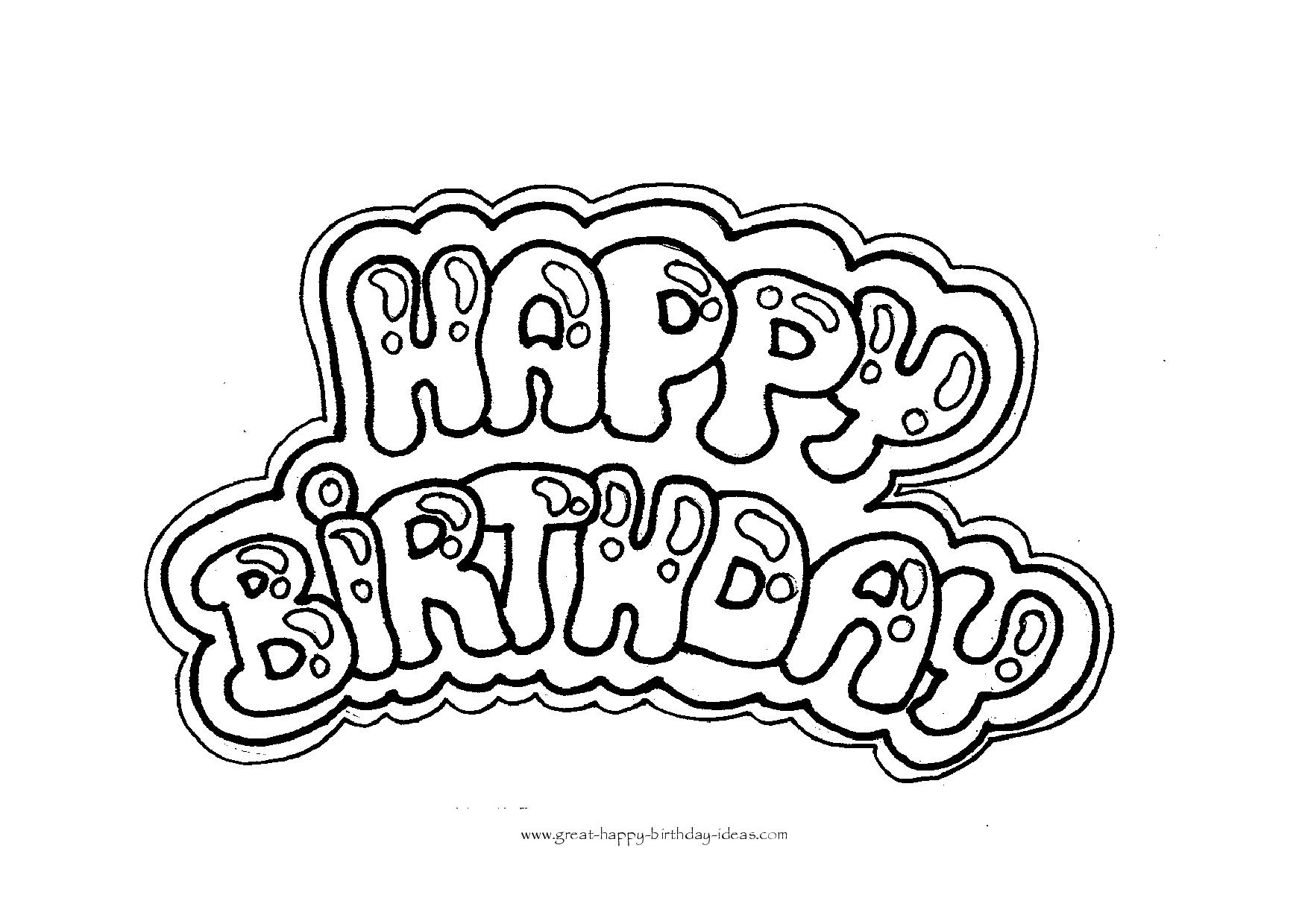 Happy Birthday Drawing Ideas at GetDrawings | Free download
