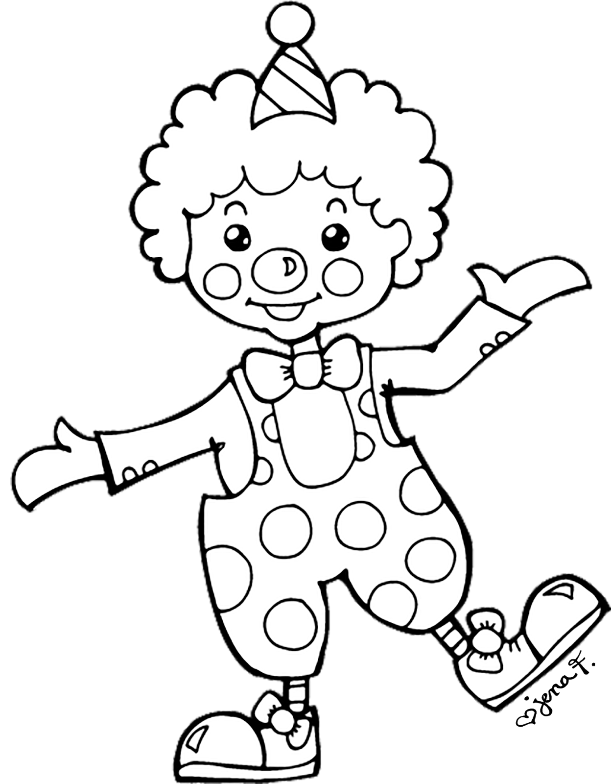 Happy Clown Drawing at GetDrawings Free download