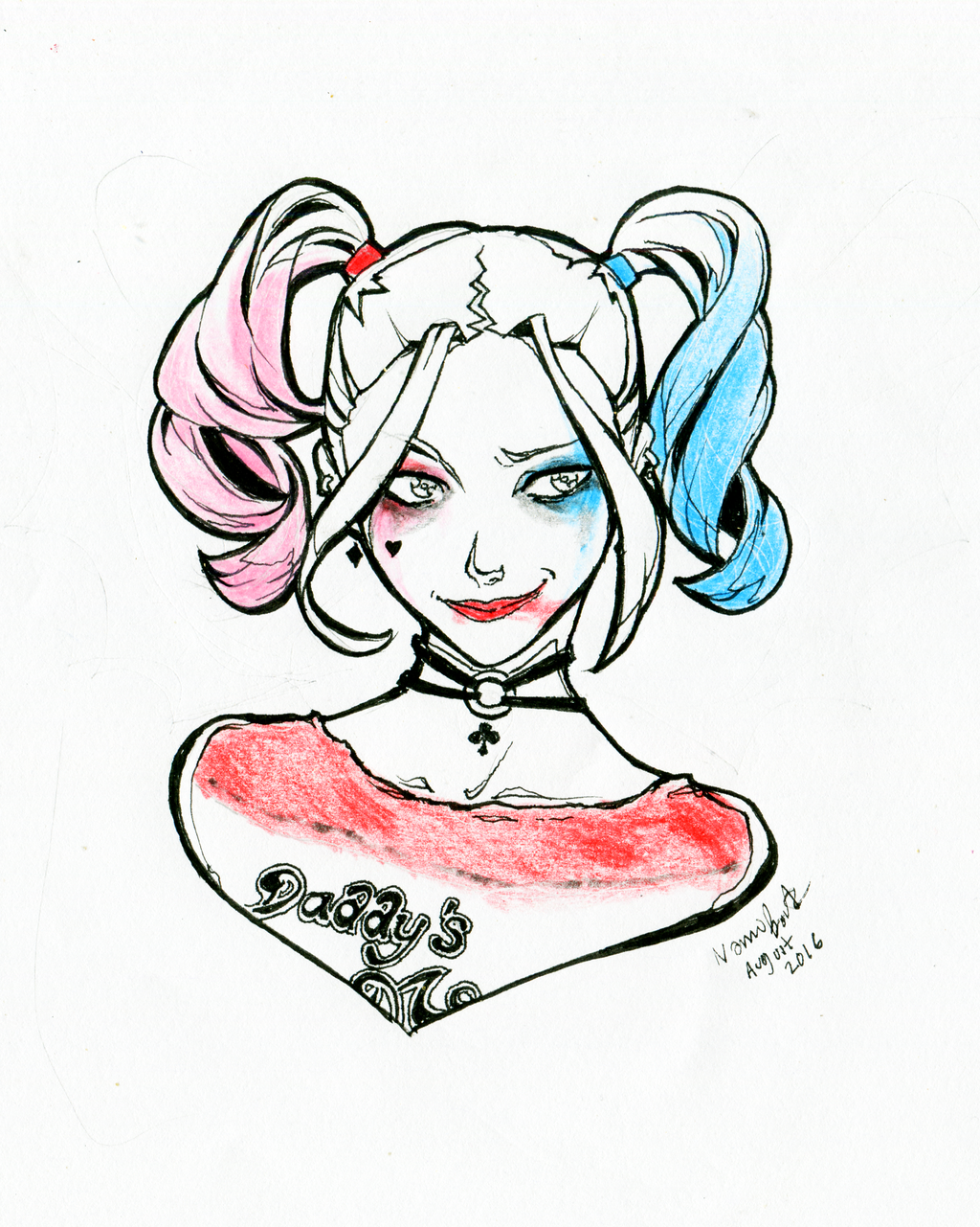 1024x1281 Harley Quinn Suicide Squad By Momijigirl.
