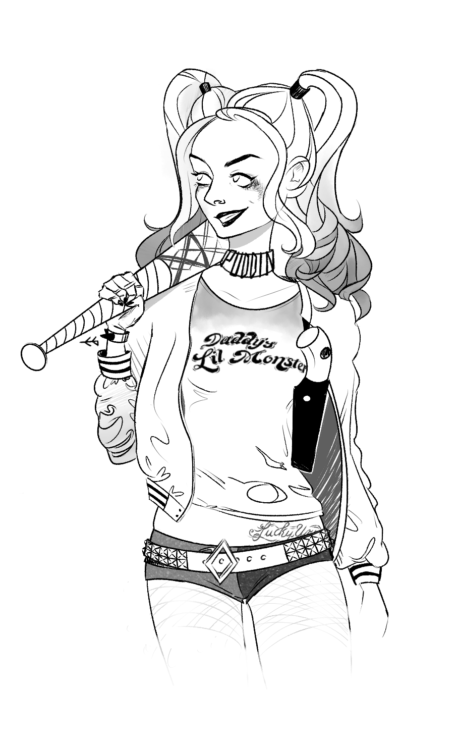 Harley Quinn Drawing at GetDrawings Free download