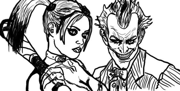 Harley Quinn Easy Drawing at GetDrawings | Free download